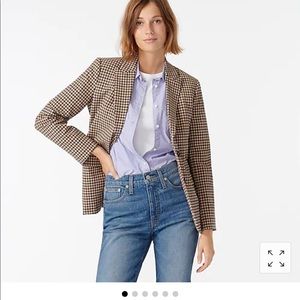 Zara woman blue and tan blazer size L